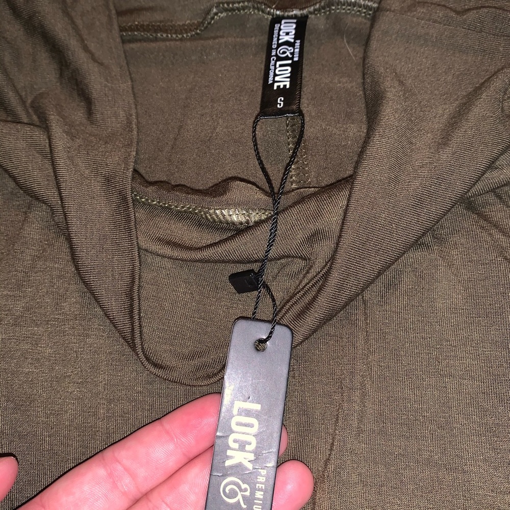 Maxi skirt olive green